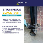 Bostik Bituminous Black Paint 5L