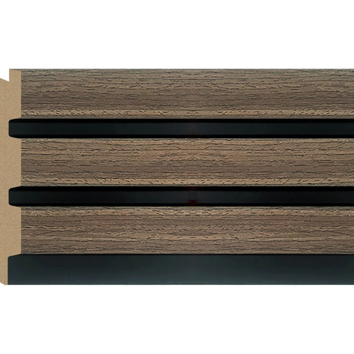 Bosco 3D Wall Panel 300mm x 12mm x 2.6m Walnut