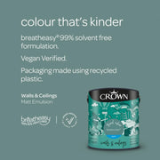 Crown Walls & Ceilings Silk 2.5L Botany Bay