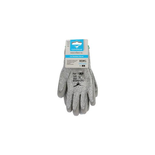 Glenwear Pu Glove Cut Level 5 9 - Large