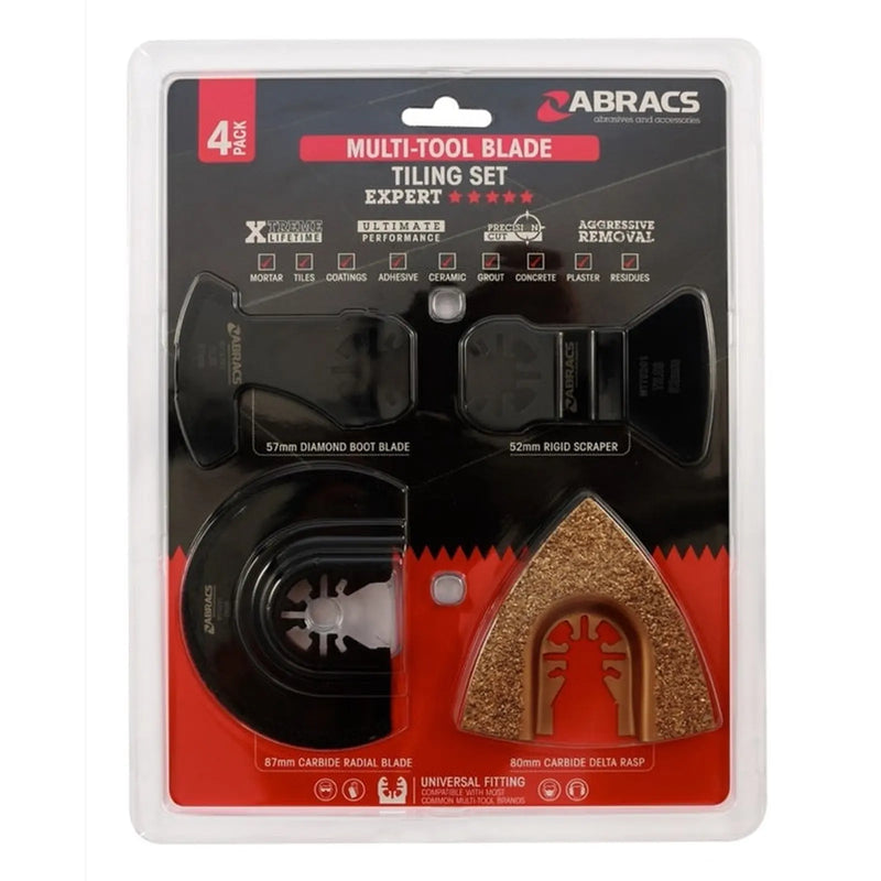 Abracs Multi Tool Tiling Set 4 Piece