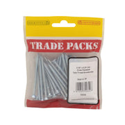 Pozi Twinthread Countersunk Woodscrews - Zinc Plated - 2 1/2" x 8 - - Pack of 5