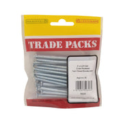 Pozi Twinthread Countersunk Woodscrews - Zinc Plated - 3" x 8 - (30 - Pack of 5