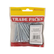 Pozi Twinthread Countersunk Woodscrews - Zinc Plated - 2 1/2" x 10 - Pack of 5