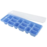 Fackelmann Ice Cube Tray With Cover Blue, Purple or Green