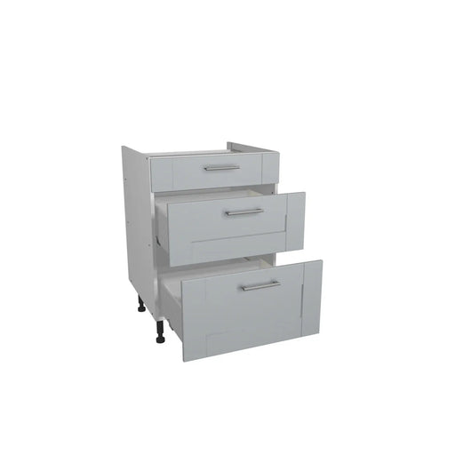 Gower Rapide+ Verona Grey 3 Drawer Unit 600mm