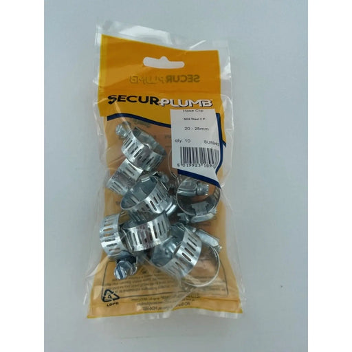 Securplumb Hose Clip 20-25mm Pack 10