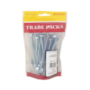 Cup Square Carriage Bolts & Nuts - Zinc Plated - M6 x 100mm - (20 - Pack of 5