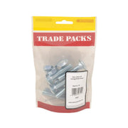 Cup Square Carriage Bolts & Nuts - Zinc Plated - M10 x 50mm - (10 - Pack of 5