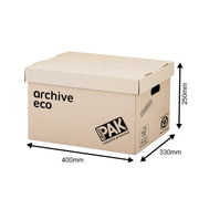 Storepak Archive Eco Cardboard Storage Box & Lid Pack 3
