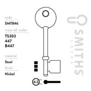 Smiths Locks Yale Mortice Key Blank Pack 10
