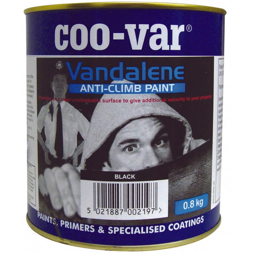 Coo-Var Vandalene Anti-Climb Paint - Black 2.0kg