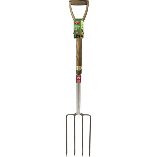Ambassador Ash Handle Stainless Steel Digging Fork Length: 105cm