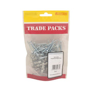 Plasterboard Fixing Plugs - Metal - 35mm - (28 PK) - Pack of 5