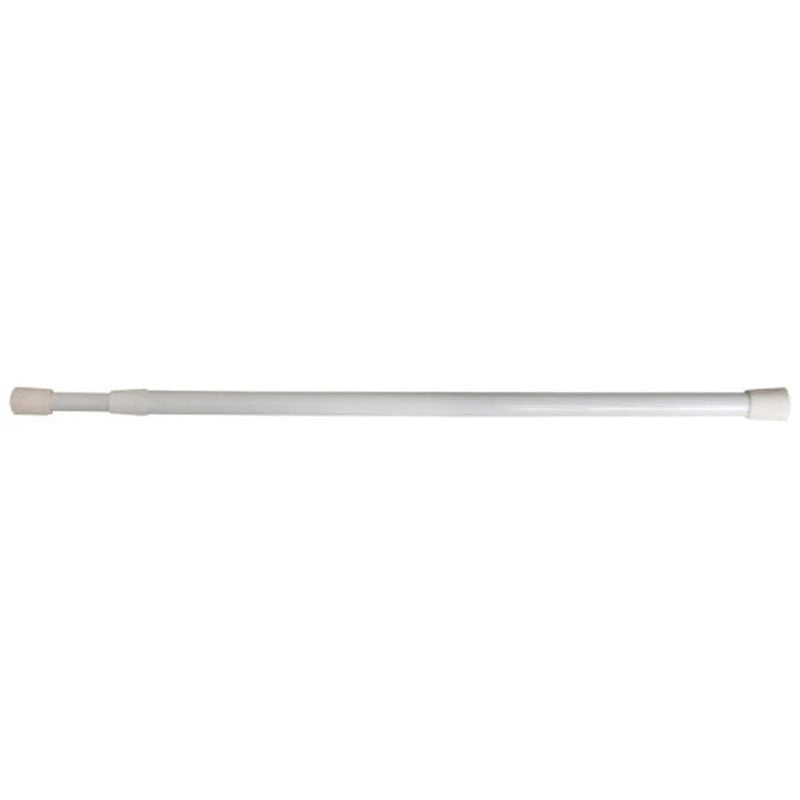 Renaissance White Twist Tension Rods 40-61cm - Pack of 5