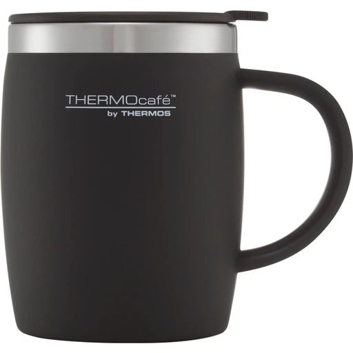 Thermos Thermocafe Soft Touch Desk Mug Black 450ml