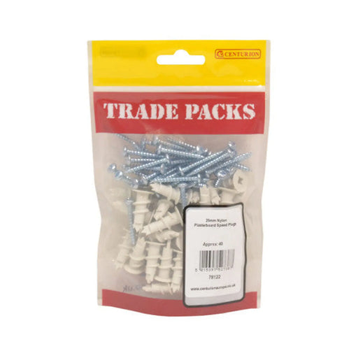 Plasterboard Fixing Plugs - Nylon - 35mm - (35 PK) - Pack of 5