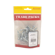 Blind Screw Anchors - Zinc Plated - M4 x 40mm - (25 PK) - Pack of 5