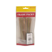 Concrete Frame Screws - Zinc Yellow Passivated - 7.5mm x 152mm - - Pack of 5