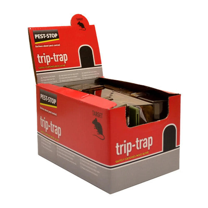 Pest-Stop Trip-Trap Humane Mouse Trap - Pack of 6