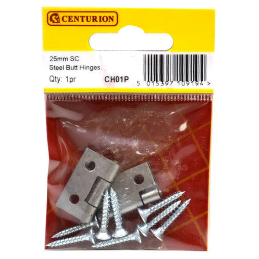 Steel Butt Hinges, 25mm