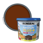 Ronseal Fence Life Plus 9L Medium Oak