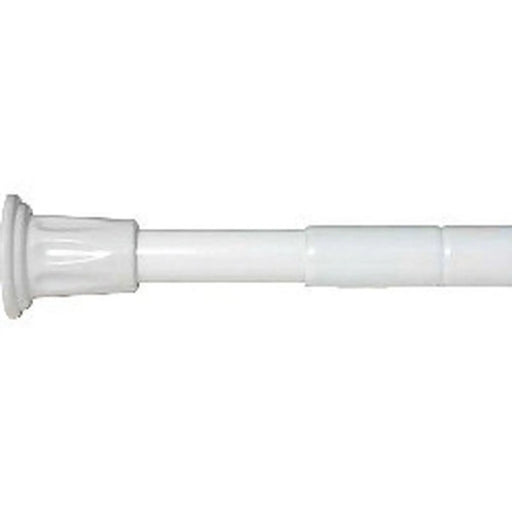 Croydex Shower Curtain Telescopic Rod 6" White