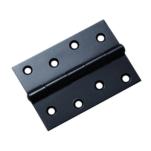 102 X 72 X 2Mm Fixed Pin Hinge C/W Screws (Pair) - Powder Coat Black 102 x 72