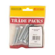 Hex Head Set Screws - Zinc Plated - M8 x 50mm - (8 PK) - Pack of 5