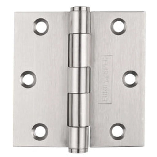 76 X 76 X 2Mm Plain Butt Hinge C/W Screws (Pair) - Satin Stainless Steel