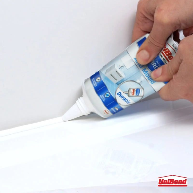 UniBond Anti Mould Kitchen & Bathroom Tube 150g White