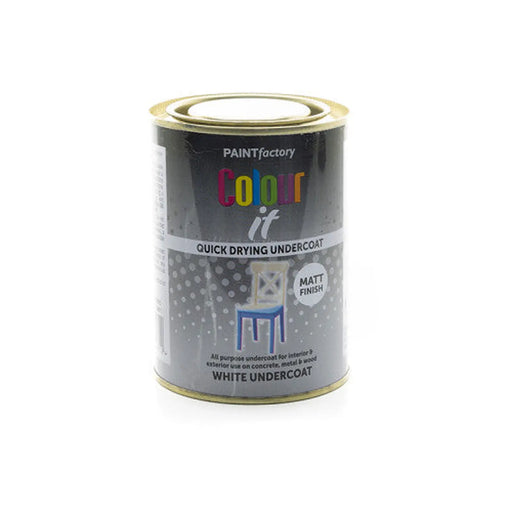 Colour It Undercoat Paint - White - Pack of 6