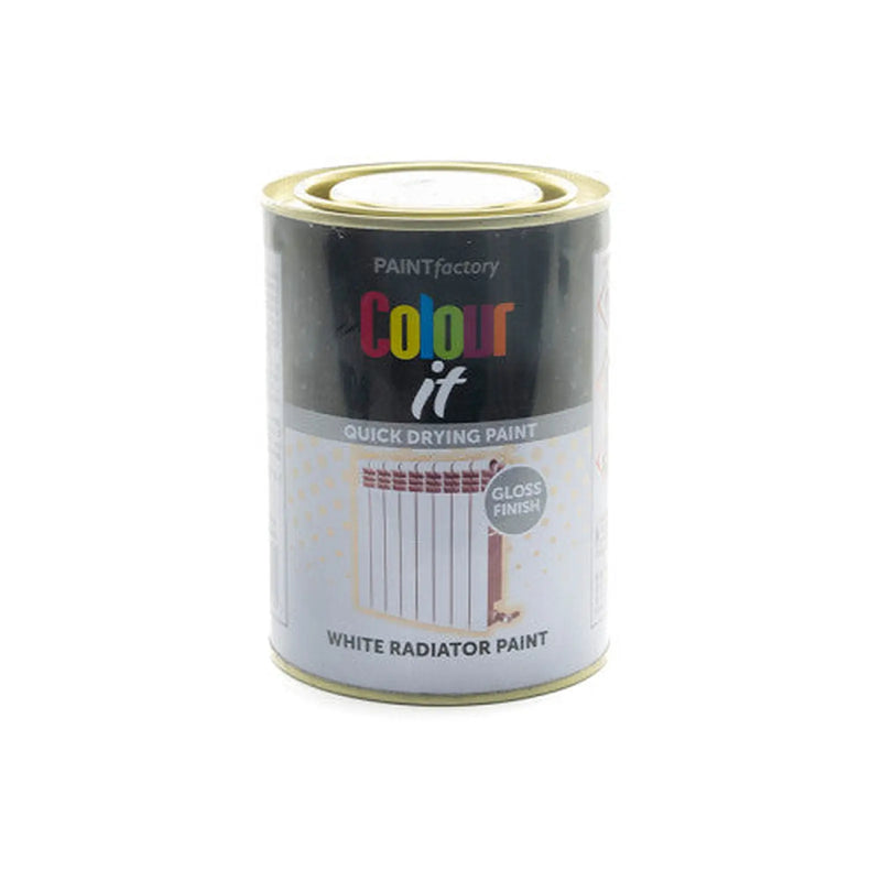 Colour It Radiator Paint - White - Pack of 6