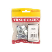 Nylon Locking Nuts - Zinc Plated - M12 - (10 PK) - Pack of 5