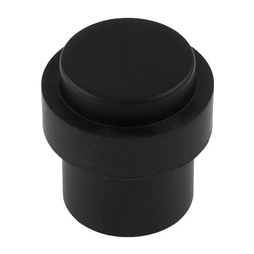 40 X 30Mm - Floor Mounted Doorstop - Concealed Fix - Matt Black 40mm