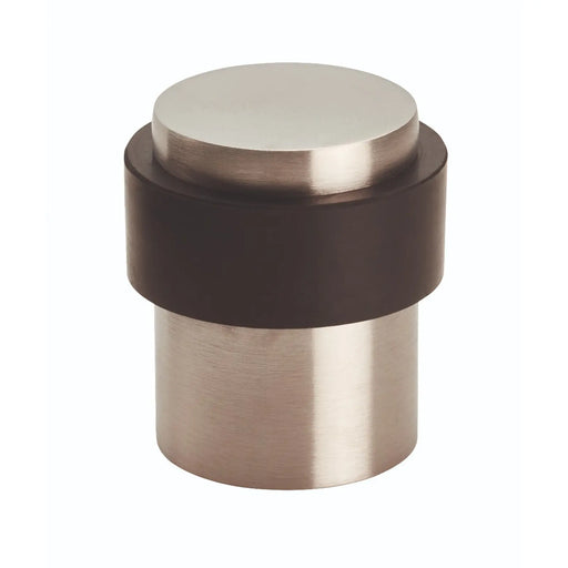 40 X 30Mm - Floor Mounted Doorstop - Concealed Fix - Satin Stainless Steel 40mm