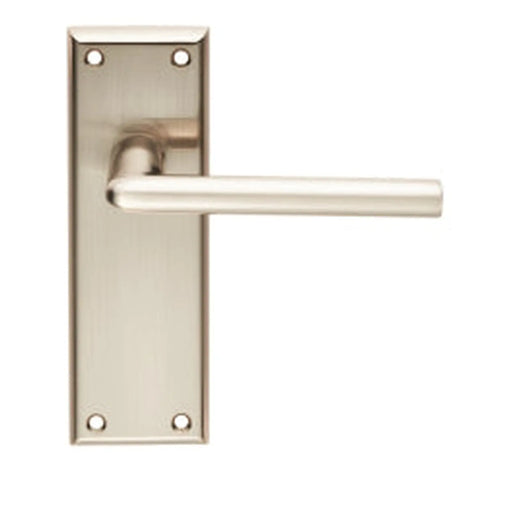 Dieci Lever On Face-Fix Backplate - Latch - Retail Pack - Satin Nickel