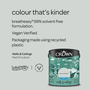 Crown Walls & Ceilings Matt 2.5L Willow Breeze