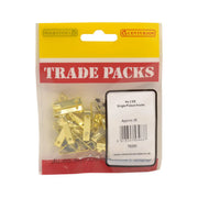 Single Picture Hooks - No 2 - Brass - Pack of 25