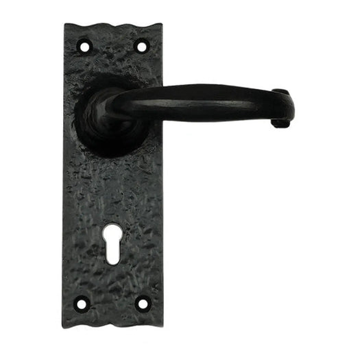Traditional Lock Set, Black, 150mm x 44mm