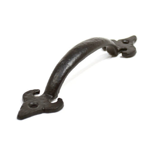 Fleur De Lys Pull Handle, Black, 175mm - Pack of 10