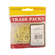 Shouldered Cup Hooks - Brass - 32mm - (30 PK) - Pack of 5