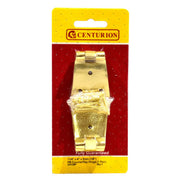 Solid Brass Counterflap Hinges, Polished Brass, 38mm x 102mm - Pack of 3