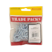 Shouldered Cup Hooks - Zinc Plated - 32mm - (30 PK) - Pack of 5