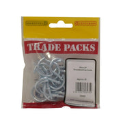 Shouldered Cup Hooks - Zinc Plated - 38mm - (20 PK) - Pack of 5