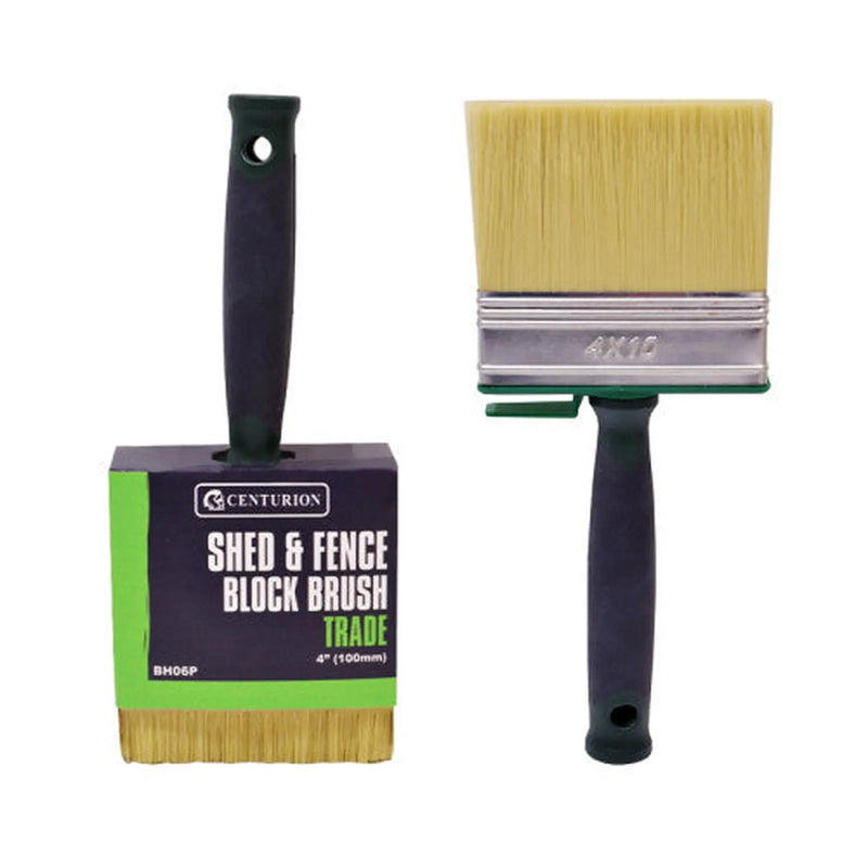 Trade Shed and Fence Brush, 100mm / 4" - Pack of 6