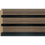 Bosco 3D Wall Panel 300mm x 12mm x 2.6m Walnut