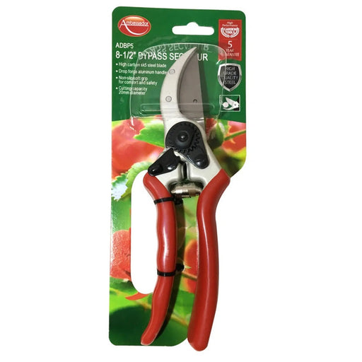 Ambassador Bypass Secateur 8-1/2"