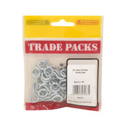 Steel Screw Eyes - Zinc Plated - 30 x 3mm - (40 PK) - Pack of 5