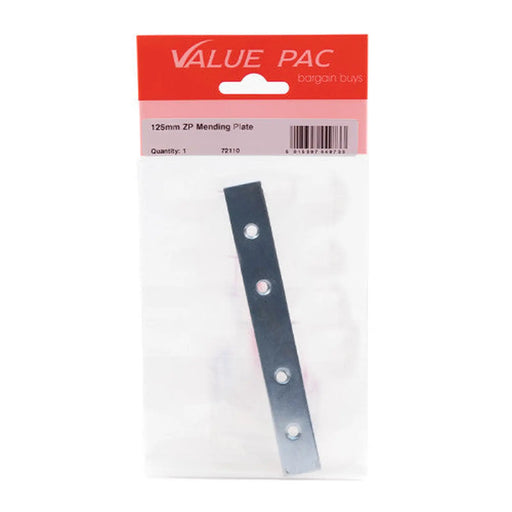 125mm ZP Mending Plate - Pack of 10